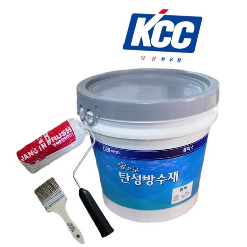 KCC 정품 숲으로 탄성 노출 방수재 16KG(녹색 회색) 1액형 옥상방수페인트, 상도녹색(16KG), 1개, 16kg