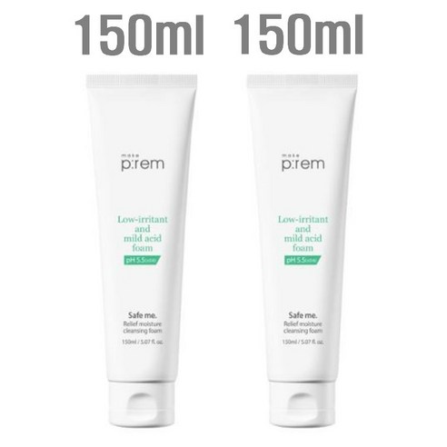 메이크프렘 세이프미 릴리프 모이스처 클렌징 폼, 250ml, 2개