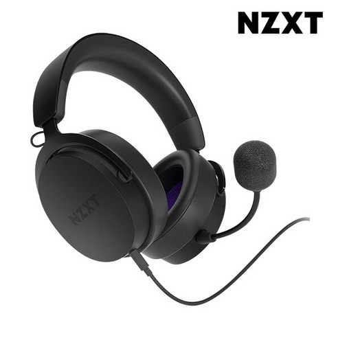 NZXT RELAY 유선 게이밍 헤드셋 (블랙), 1 nzxtx73 NZXT RELAY 유선 게이밍 헤드셋 (블랙), 1 nzxtx73