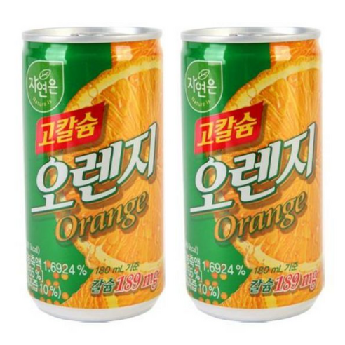 고칼슘오렌지 180ml, 90개