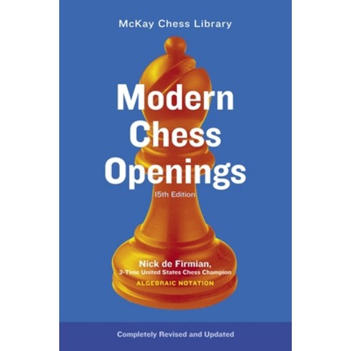(영문도서) Modern Chess Openings: MC0-15 Paperback, Random House Puzzles & Games, English, 9780812936827