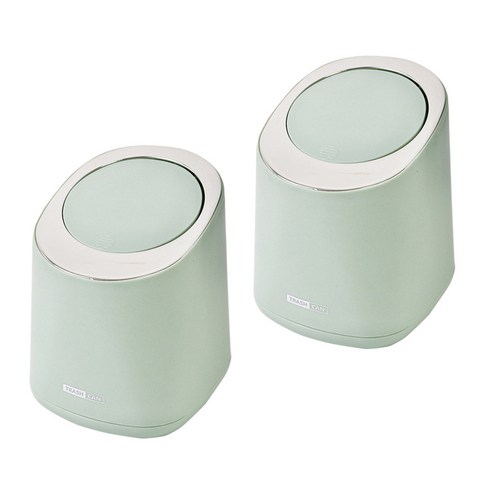 HK.sell 베이직 원터치 미니 휴지통 2p, 민트, 2개