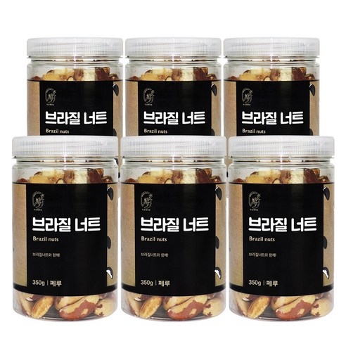 페루 브라질넛 브라질너트 브라질너츠 350g, 6개