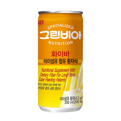 [정식품] 그린비아 화이바 200mlx30캔(식이섬유 함유), 200ml, 30개