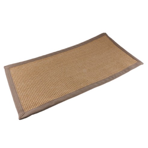 비 미끄러짐 기초를 가진 천연 섬유 수집 사이잘삼 주자 지역 깔개 매트, B 카키 가장자리 40x120cm, Sisal