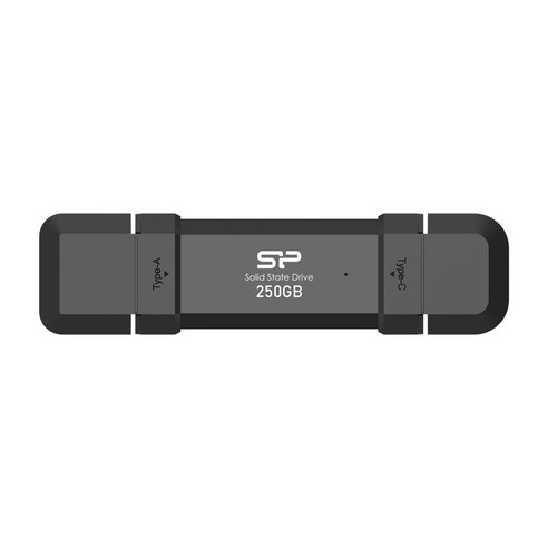 실리콘파워 Silicon Power 외장SSD USB3.1 Gen2 DS72 USB A+C, 250GB