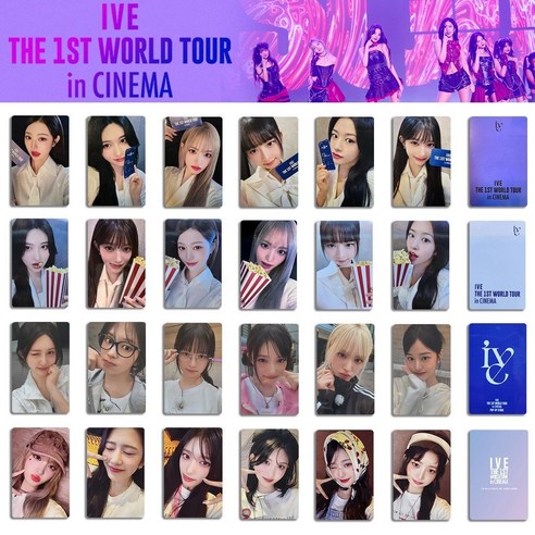 [국내 히트 상품 무료배송] 아이브 DVD 콘서트 앨범 월드투어 아이브 포카 WORLD TOUR SHOW WHATI HAVE DVD 6장 36장, 24장