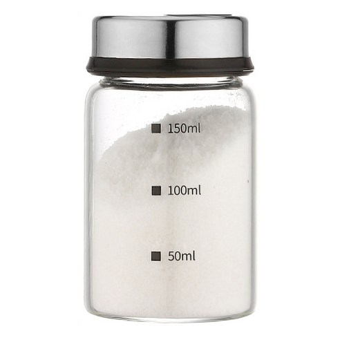 Decdeal 회전식 용량 표시 양념통, 150ml