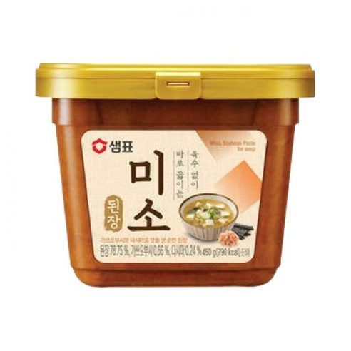 샘표 미소된장 450g 1병, 1개