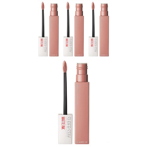 메이블린 뉴욕 슈퍼 스테이 립 잉크 5ml, 005 Loyalist, 4개