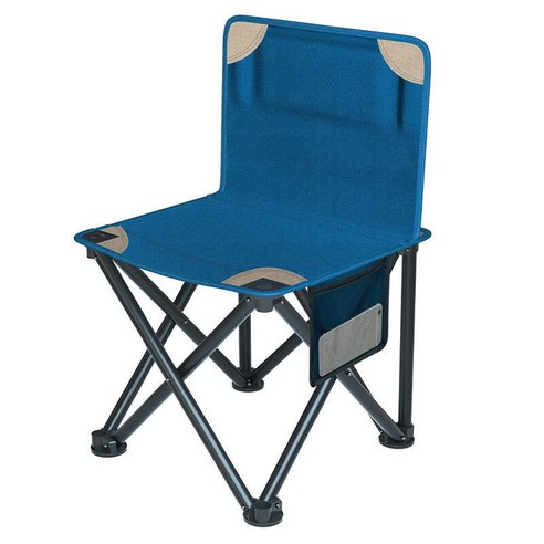낚시 의자 접이식 의자 야외 휴대용 접이식 의자, 넓은 좌석 블루