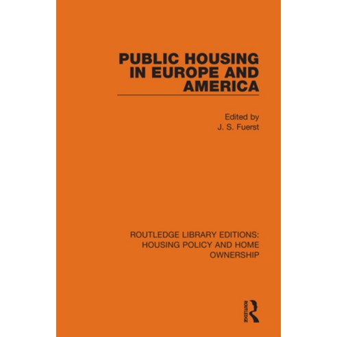 (영문도서) Public Housing in Europe and America Paperback, Routledge, English, 9780367679019