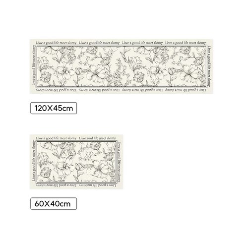 뽀송한 발로 완성하는 쾌적한 주방, 빨아쓰는 규조토 매트