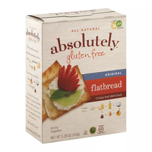 앱솔루틀리글루텐프리 플랫브레드 오리지널, 150g, 4개