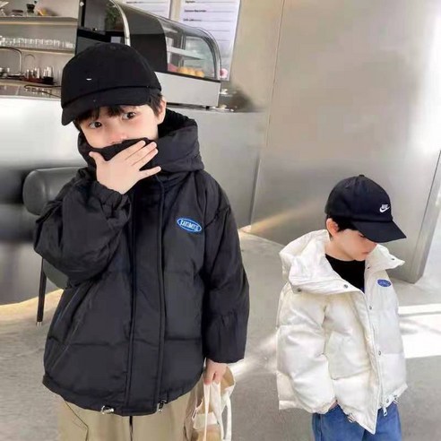 JUSTFEELING 빅사이즈 캐주얼 남아 여아 웰론 패딩 아동 주니어 경량 겨울 점퍼 바람막이 자켓