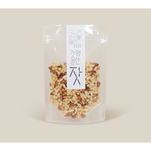 가평솔산 잣, 80g, 2개