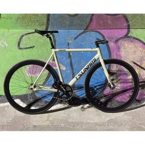 접이식자전거 Fixie 고정 기어 자전거 쓰나미 트랙 단일 속도 레이싱 700C SNM100 알루미늄 합금 프레임 맞춤형 사이클링 부품, 없음, 없음, 37) 1600 - 49cm160cm-166cm-Sin