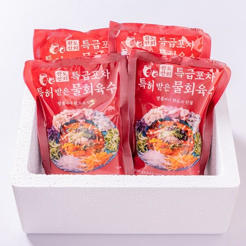 완도산회 특급포차 특허받은 물회육수, 400g, 10개