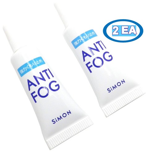 안경 김서림 방지 안경닦이 ANTI FOG 클리너 젤타입 1+1(2개) 일본 SIMON 정품 마스크 착용시 필수템 성애제거