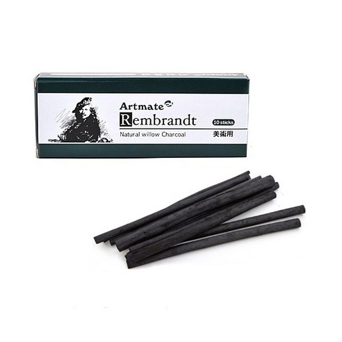 예술가의 손끝에서 피어나는 섬세한 흑의 미학, 아트메이트 자연목탄 목탄