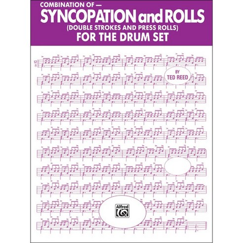 Syncopation and Rolls for the Drum Set 드럼 싱코페이션과 롤 교본 Alfred 알프레드