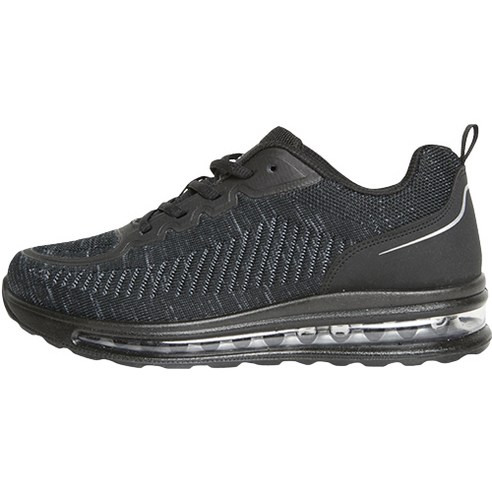 남성용 남자 통풍성 통기성이 좋아 땀배출이 수월한 니트메쉬 소재 전창 대용량 에어백 충격흡수 쿠셔닝 쿠션 런닝화 블랙 조깅화 워킹화 헬스화 러닝머신슈즈 트레이닝화 운동화 신발 슈즈