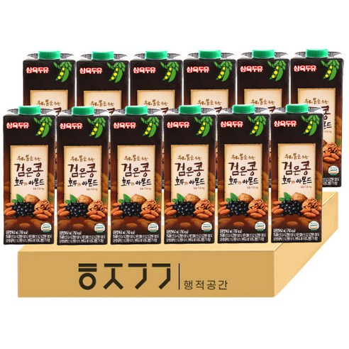 검은콩 호두와 아몬드 950ml x 12개 세트, 1세트