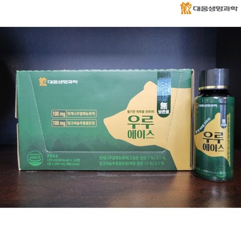 대웅 생명과학 우루에스 100ml 1BOX 밀크씨슬, 100ml, 10개