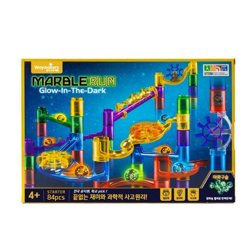 웨이메이커 마블런 야광 구슬 롤러코스터 악세사리 세트, 스타터(84pcs) 자쿠 Best Top5