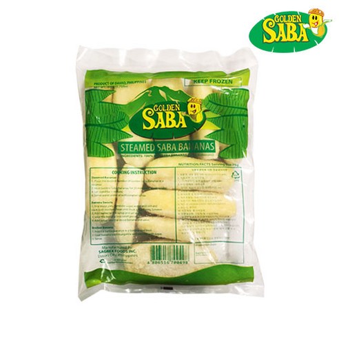 냉동 사바 바나나 golden saba banana 800g, 1개