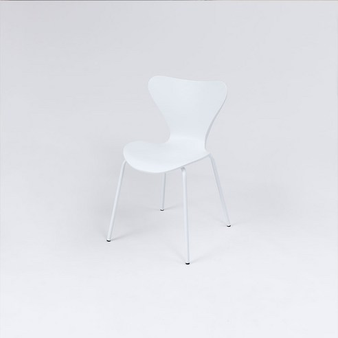 가구앤하우스 줄리엣 플라스틱 디자인 업소용 카페 식당 식탁 의자 (8colours), 화이트, 1개