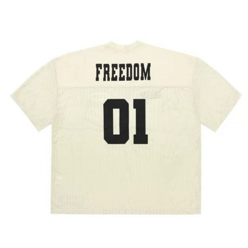 프리덤 FREEDOM 반팔티 메쉬 럭비 져지 크림