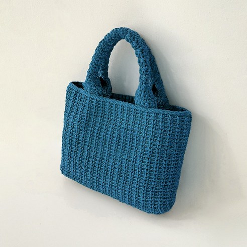 울클럽 내추럴 니트스티치백 DIY 비스켓 150g 2볼 (동영상제공), 38 청록
