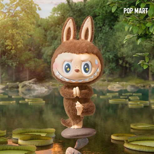 팝마트 라부부 나른한 요가 시리즈: 일상에 스며드는 작은 행복, 10가지 다채로운 포즈로 만나는 힐링 라부부