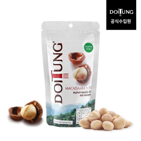 도이퉁 오븐에 구운 프리미엄 마카다미아 넛 오리지널, 1개, 90g, 1개
