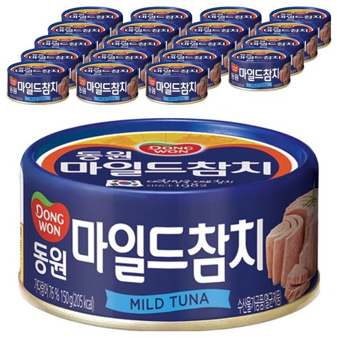 동원 마일드참치, 150g, 20개