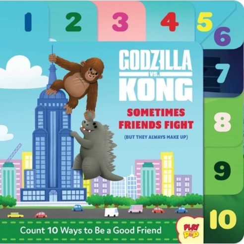 Godzilla vs. Kong: Sometimes Friends Fight: (but They Always Make Up) Board Books, Insight Kids