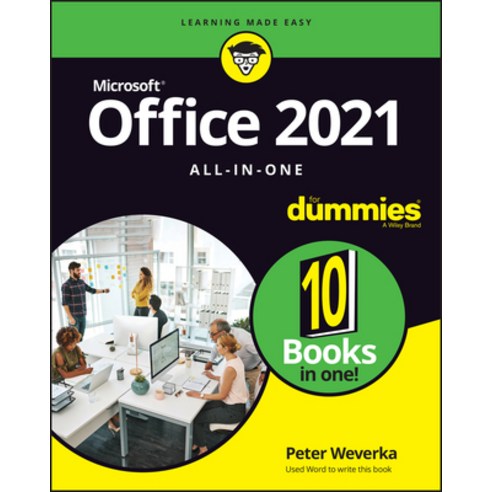 (영문도서) Office 2021 All-In-One for Dummies Paperback, English, 9781119831419
