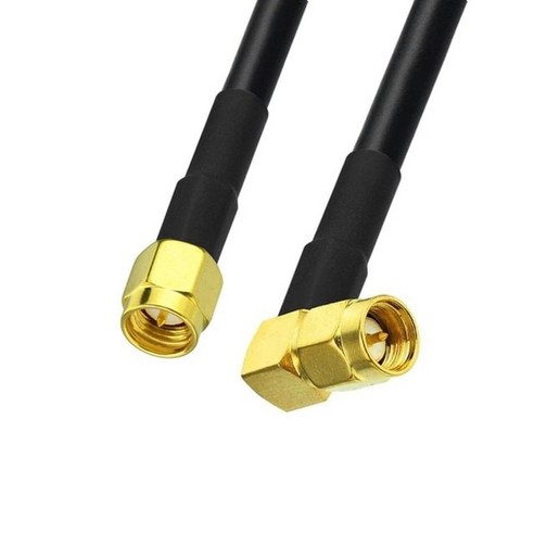 SMA 수 동축 케이블 커넥터 어댑터 피그테일 플러그 3G 와이파이 안테나 연장 RG58 1M, 11 No 11_02 30CM Cable