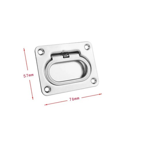 스테인레스 스틸 스프링 플로어 버클 데크 래치 래틀 방지 플러시 리프트 링 풀 핸들 로커 캐비닛 보트 하드웨어 요트