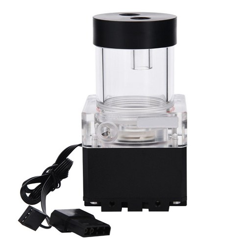 800L / H 8W 7V 수냉식 펌프 탱크 LED 전원 표시기 G1 / 4 스레드 빠른 방열 CPU 냉각 시스템 12cm, 보여진 바와 같이, 하나