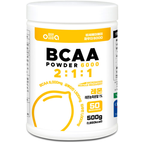 브랜드없음 올라 파우더 6000 BCAA, 500g, 1개