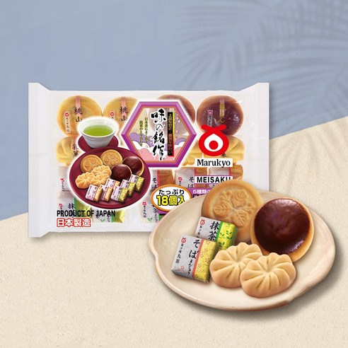 마루쿄 맛의명작 일본 만쥬 화과자, 250g, 6개