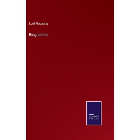(영문도서) Biographies Hardcover, Salzwasser-Verlag, English, 9783375096830
