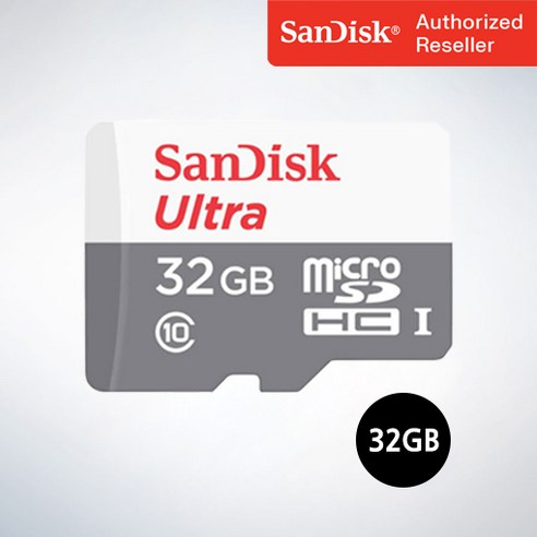 샌디스크 마이크로 SD 카드 SDHC ULTRA 울트라 QUNR 32GB, 32기가