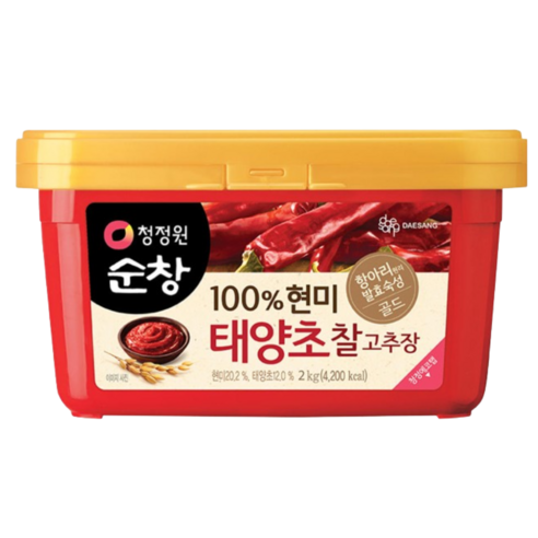 순창 100% 현미 태양초 찰고추장 2kg 1개, (현미)찰고추장2kg 1개