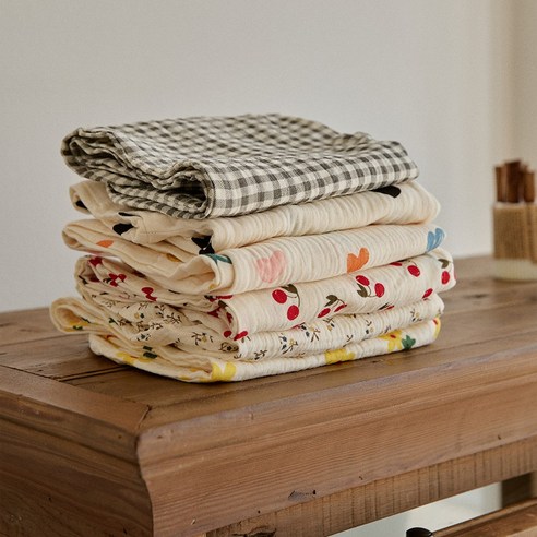 땀띠 걱정 없이 시원하고 편안한 아기 여름 거즈 고쟁이!