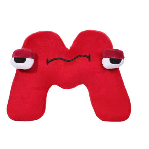 로블록스 알파벳로어 인형, 17cm, M