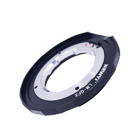 LECAM 용 LM-GFX 렌즈 어댑터 변환기 FUJIFILM GFX 카메라에 적합, 75x12mm, 검은 색, 구리