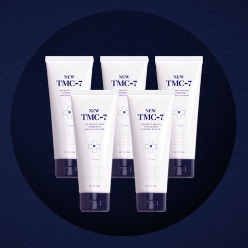 [OKㅣ강추] 잇몸치약 프로폴리스 진지발리스 TMC7 티엠씨7치약 5개 세트 정상가 60,000원에서 46% 할인된 39,800원에 판매중 [OKNOWㅣ추천상품]